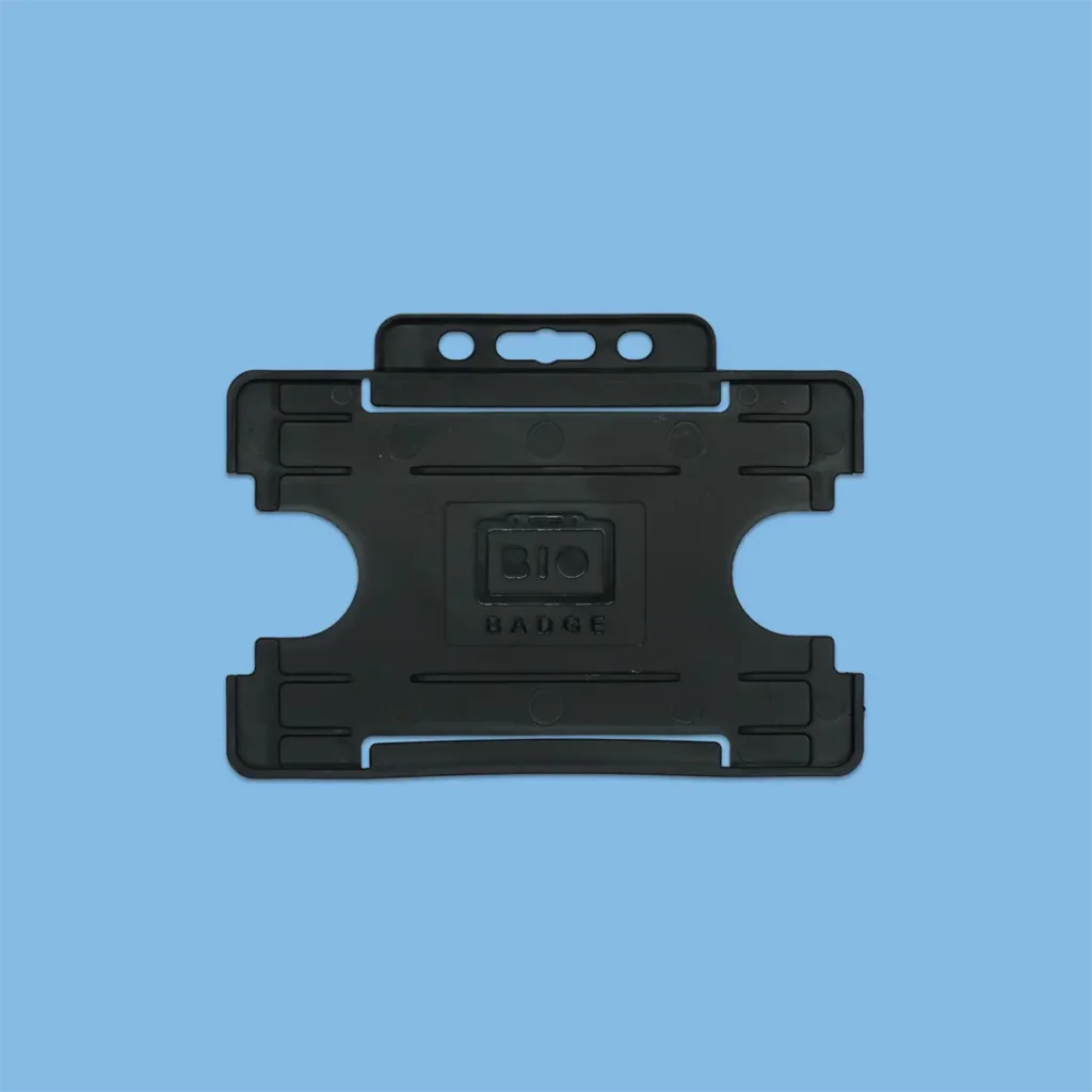 Black ID card holder