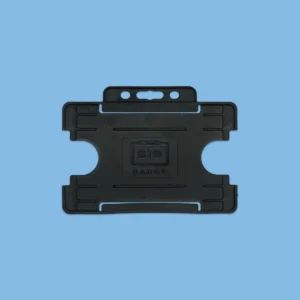 Black ID card holder