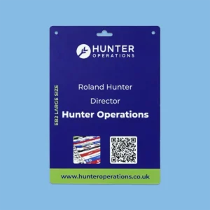 Eco-friendly card only badge - FSC Card Large Size Card Badge - EB2