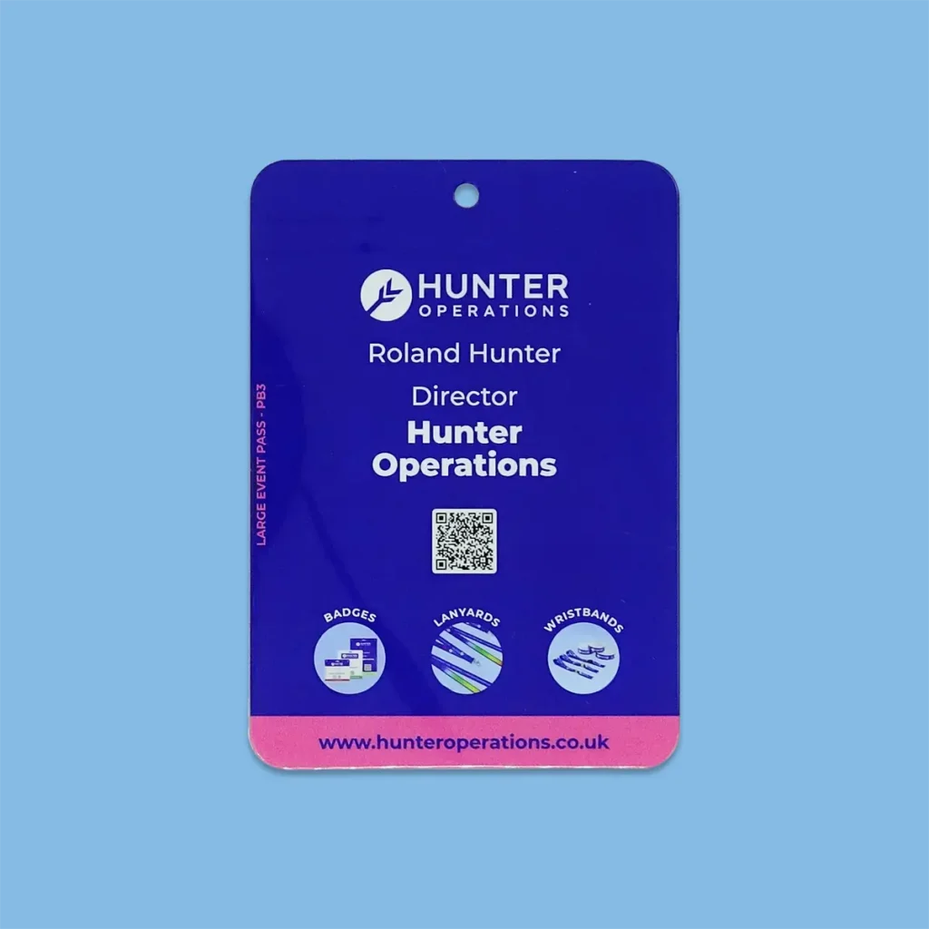 Large Size Sustainable Event Pass