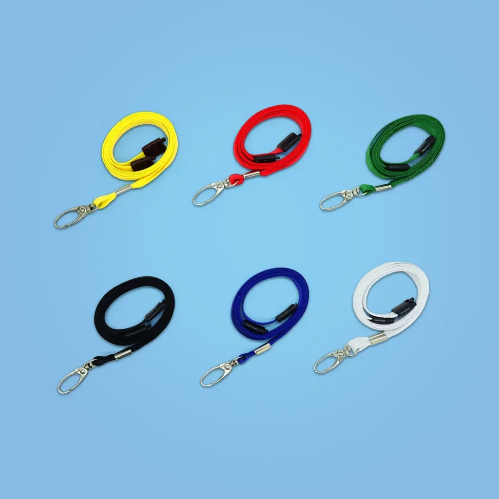 Plain RPET lanyards
