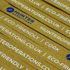 cork lanyards close up of texture