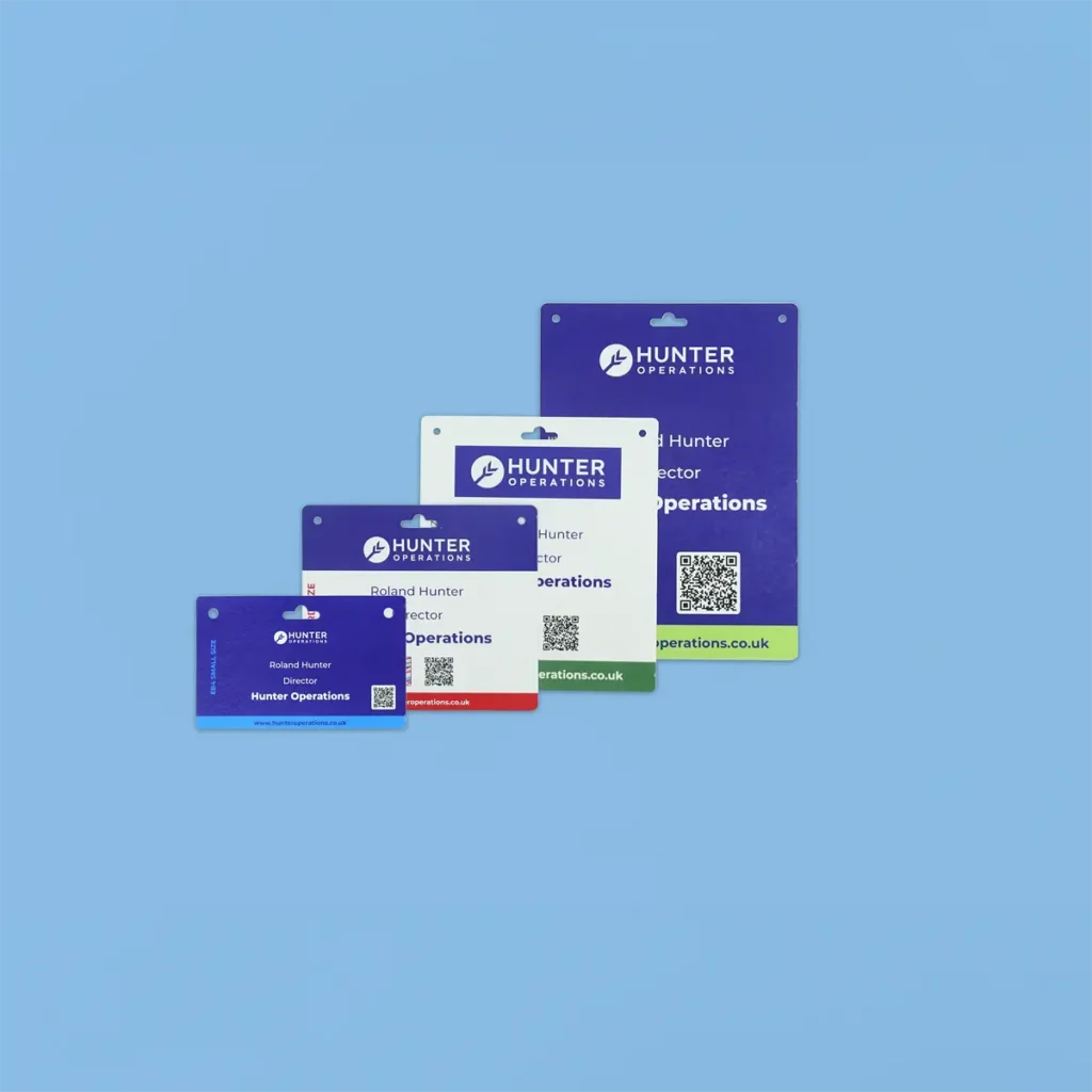 Eco-friendly card butterfly badges - sustainable card only badges