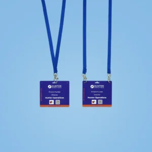 Conference badges for lanyards or clips