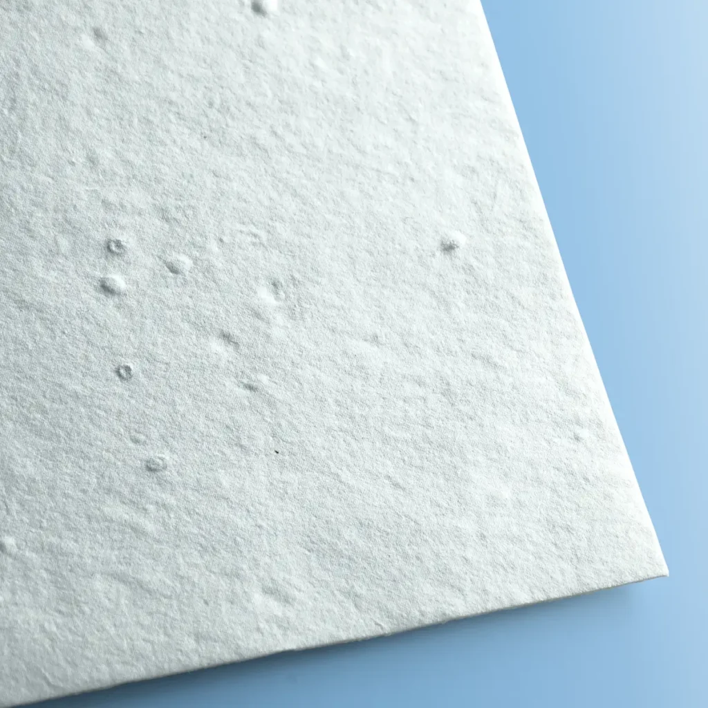 Close up photo of seed badge texture