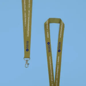 Branded paper lanyards