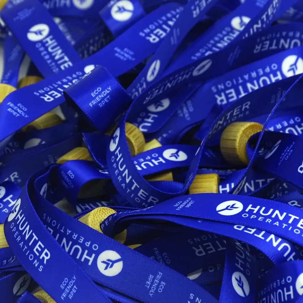 close up RPET wristbands