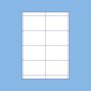 Large perforated badge inserts