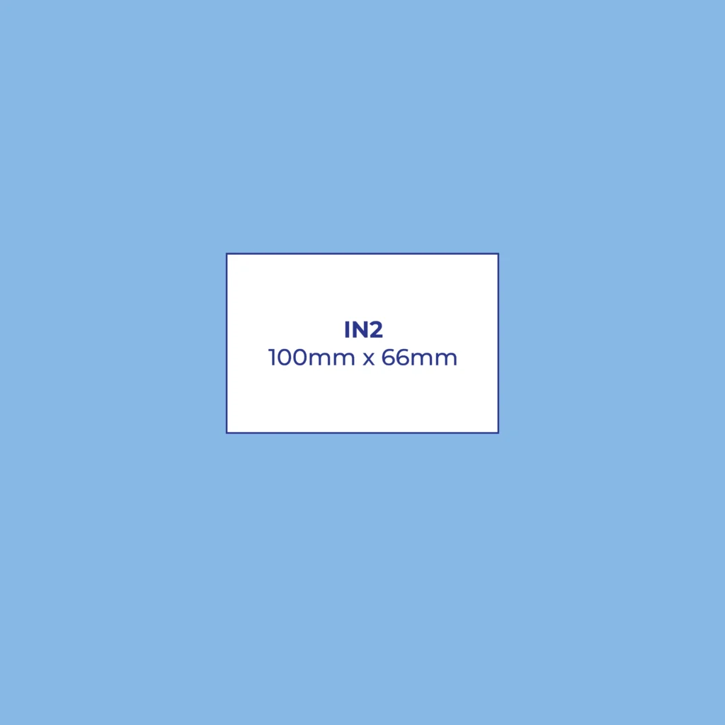 Large perforated badge inserts