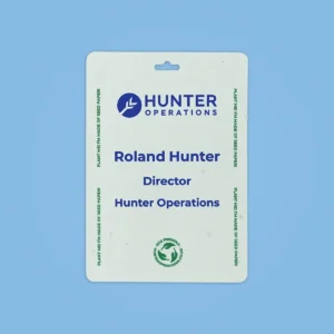 Printed large seed badge