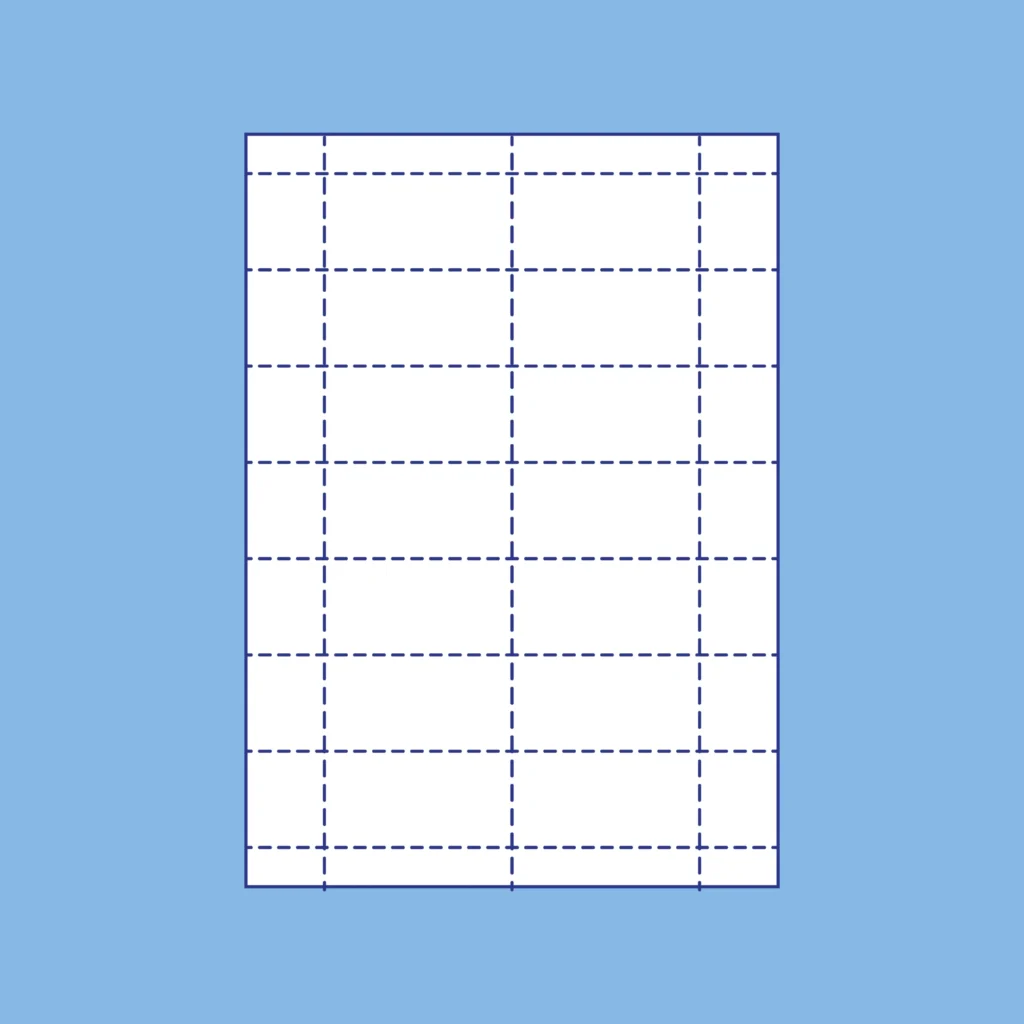 Small pin & clip badge insert sheet