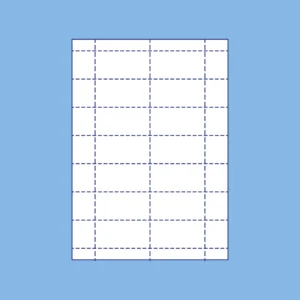 Small pin & clip badge insert sheet