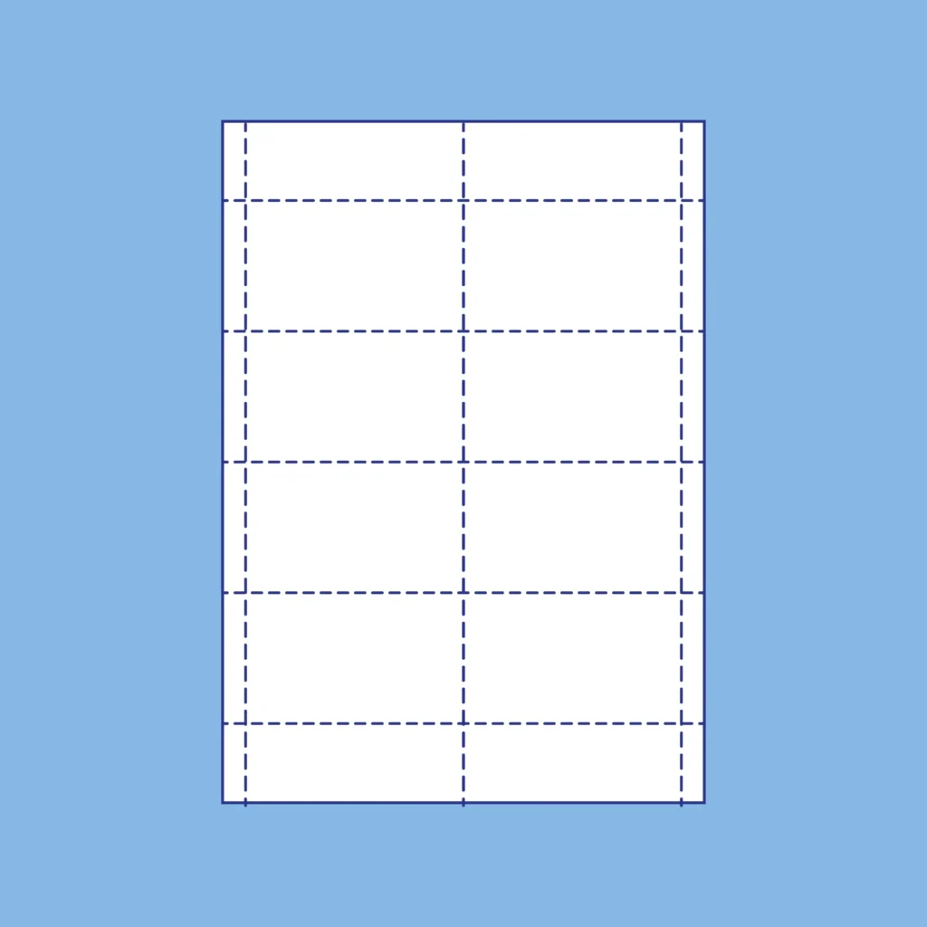 perforated badge inserts