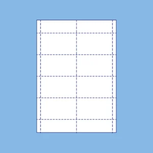 perforated badge inserts