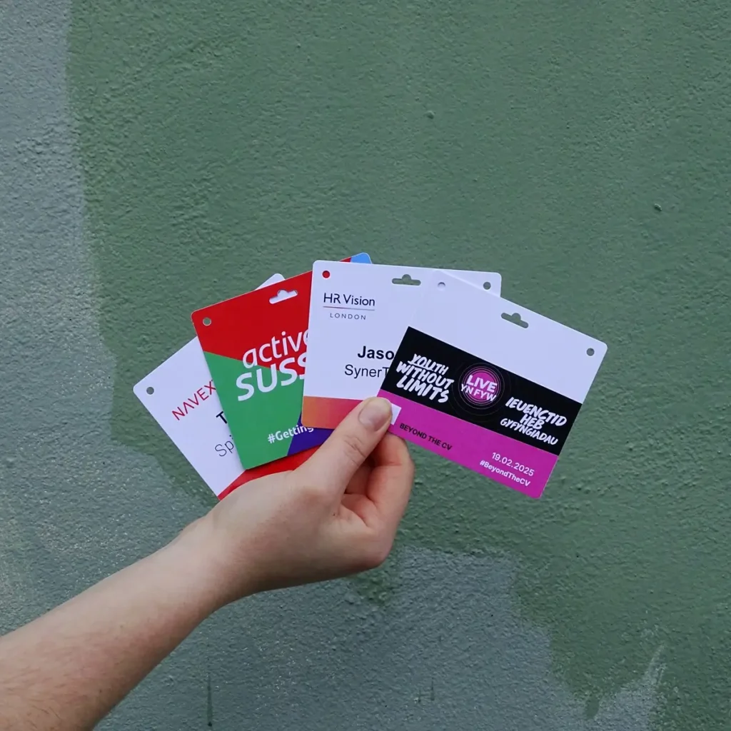 Eco friendly event badges