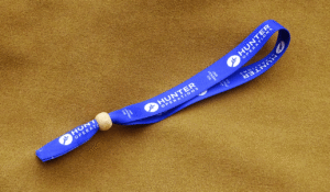 Eco-Friendly RPET wristband with bamboo closure